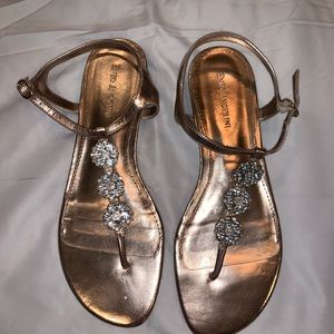Rhinestone Thong Sandals